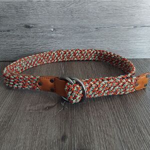 Cole Haan Multicolor Braided Belt Size 38